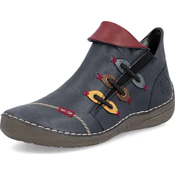 Dámské kozačky Dámská kotníková obuv RIEKER 72581-14 modrá W5 38