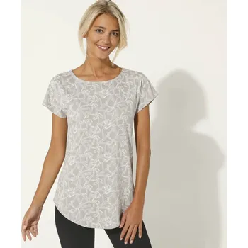 Tričko s potiskem a krátkými rukávy šedá 50