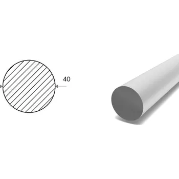 Stavební profil Hliníková kulatina 40 mm (EN 7075)