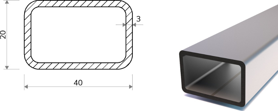 Jekl 40x20x3