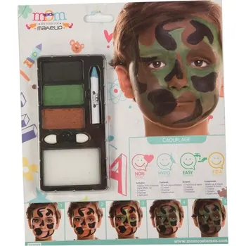 Karnevalový doplněk Make up Sada Camouflage VI07078x