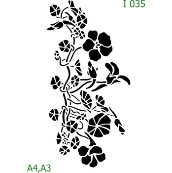 Šablona I 035 - A3 , Nelepící folie