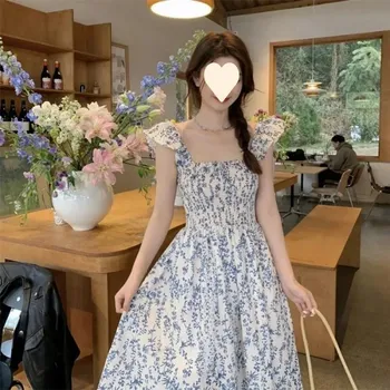 Dámské šaty Letní šaty bez rukávů s odhalenými zády a úzkým pasem Velikost: M, Barva (Varianta): QC8983 picture color