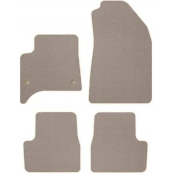 autokoberec Koberce Edecor velurové 4 ks