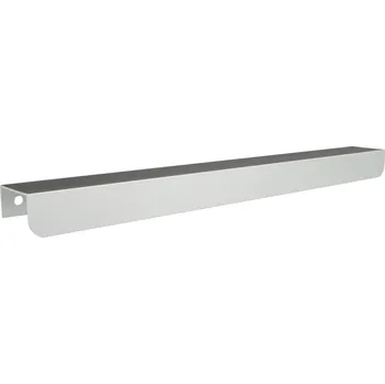 Nábytkové kování Nábytková úchytka hranová stříbrná matná 100 x 3,6 x 2,37 cm