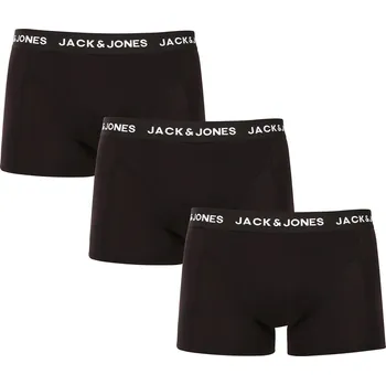 Boxerky 3PACK pánské boxerky Jack and Jones černé (12171944) XL Možnost vrácení zboží ZDARMA do 120 dnů!