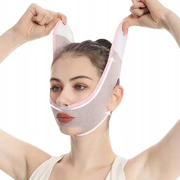 Pleťová maska Liftingová modelující maska na obličej pro zlepšení OVÁL, brady a V-LINE efektu