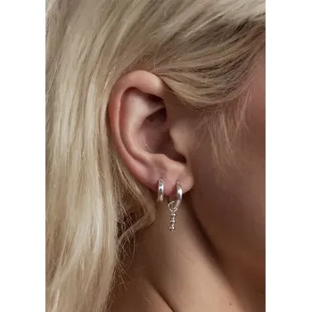 Souprava šperků NO MORE Mini/Midi Hoops Silver Destination Dune Mini Hoops