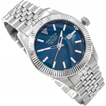 Hodinky PÁNSKÉ HODINKY NAUTICA PACIFIC BEACH NAPPBS248 VODOTĚSNÉ S OCELOVÝM NÁRAMKEM