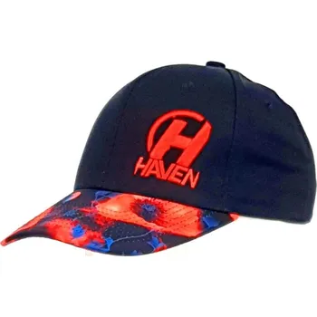 Kšiltovka HAVEN Cyklistická čepice - FULLFIT - červená/černá