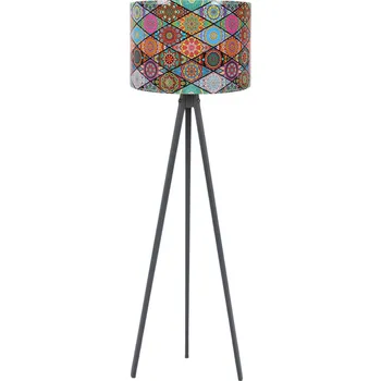 Stojací lampa Stojací lampa Mandala 136, šedá, 145 cm