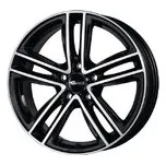 BROCK RC 27 BLACK GLO FP 5X120 ET34 HB72.6 8x18 5x120 ET34.00 schwarz front-poliert