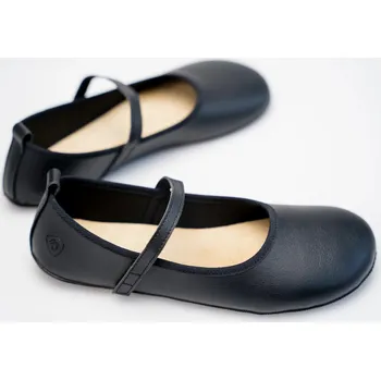 Dámské baleríny Ahinsa Narrow Bare Balerína užší Černá Velikost: 40