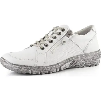 Dámské polobotky Kacper bílé perforované polobotky 2-5499 - 38