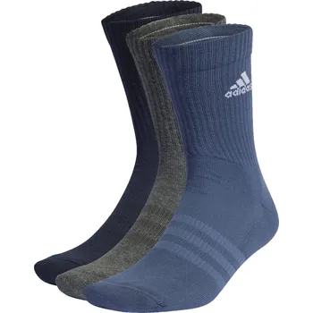 Pánské ponožky Ponožky adidas Cushioned Sportswear Crew Socks Legend Ink 3 Pack M