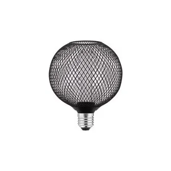 Žárovka GTV LED SVĚTELNÝ ZDROJ, MŘÍŽKA,C125, E27, 3,5W, 120lm, 1800K, AC220-240V, 320°, černá