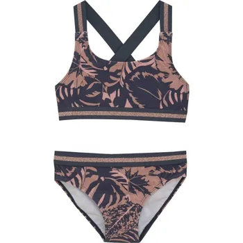 Dámské plavky Dvoudílné plavky COLOR KIDS Bikini W. Contrast Straps, AOP-5077-Coral Blush - 116