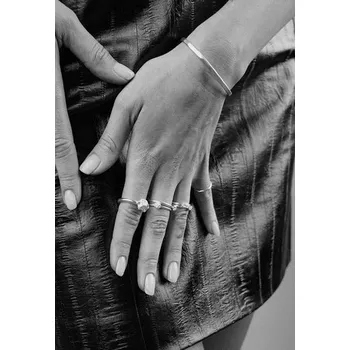 Souprava šperků NO MORE Raw Mini Ring Silver 16