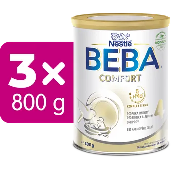Dětská výživa Beba Comfort 4 5HMO mléko pro malé děti 3x800 g