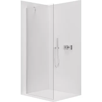 CERANO - Sprchová zástěna Walk-in Onyx Y L/P - 10 mm - chrom, transparentní sklo - 90x200 cm