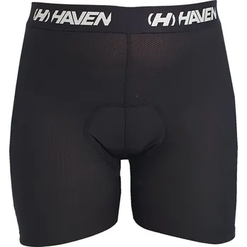 Cyklistické kalhoty HAVEN Cyklistické kalhoty krátké bez laclu - FACTORY WMS - černá XS