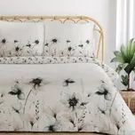 SATÉNOVÉ POVLEČENÍ PREMIUM22 160X200 CM, 2 KS 70X80 CM KVĚTY