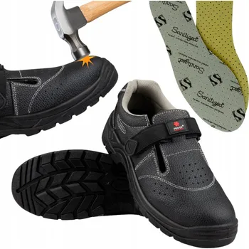 Pracovní obuv PRACOVNÍ BOTY PÁNSKÉ OCHRANNÉ SANDÁLY S ZDVIHEM PROOF STARK VEL. 45 STÉLKA