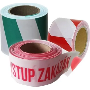 Výstražná páska Vytyčovací pás 75mm x 100m 1 barva/48ks