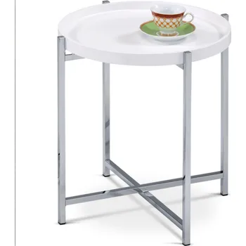 Konferenční stolek Odkládací stolek 50cm bílý Autronic 80135-12 WT