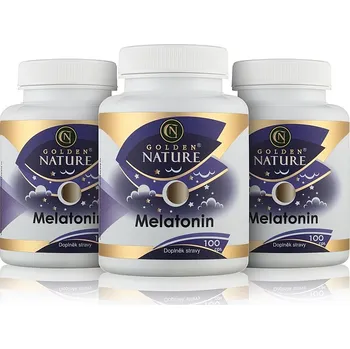 Přírodní produkt 2+1 Golden Nature Melatonin 300 cps.