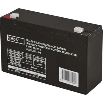 Akumulátor pro fotopasti 6V/12Ah bez kabelu