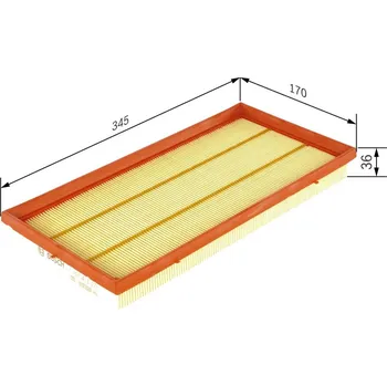 Vzduchový filtr Vzduchový filtr BOSCH 1 457 433 272