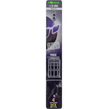 Korda hotové návazce IQ D Rig Kurv Shank Varianta: vel. 6 12 lb 5,4 kg (KCR057)