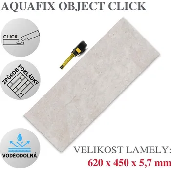 vinylová podlaha Vinylová podlaha DP 1051 Kámen světlý Varianta: Aquafix Object Click (plovoucí)