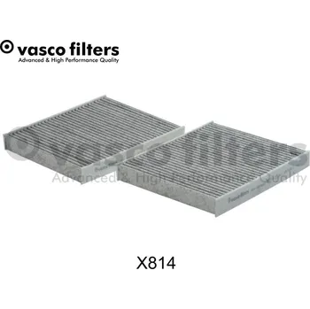 Ventilátor topení a klimatizace Filtr, vzduch v interiéru VASCO X814