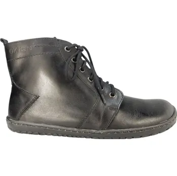 Dámská fitness obuv Dámská kotníčková barefoot obuv na šněrování i zip DEVON černá 37