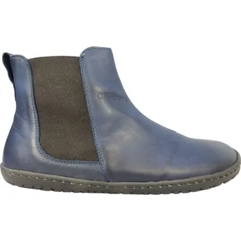 Dámská fitness obuv Dámská kotníčková celokožená barefoot obuv KEA modrá 37