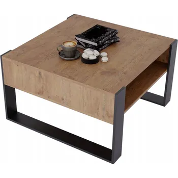 Konferenční stolek Konferenční stolek Perfektciecie čtvercový 68 x 71,5 x 45 cm dub lancelot, vícebarevný