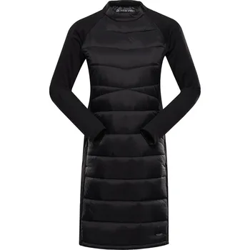 Dámské šaty Dámské hi-therm šaty ALPINE PRO OMERA velikost L black