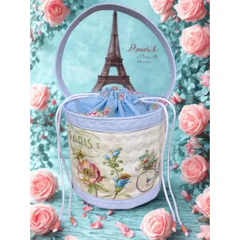 Látkový košíček - Paříž