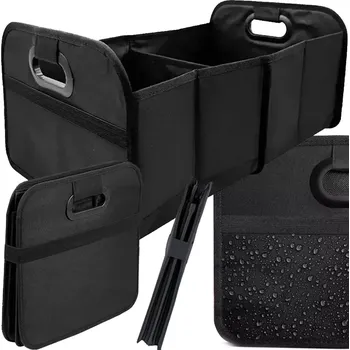 Organizér do auta Velký organizér do kufru auta vyztužený box