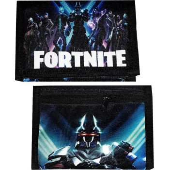 Peněženka Peněženka Fortnite světle modrá Barva: jet black