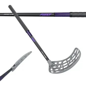 Florbalová hůl Fatpipe Fast 33 CTRL FH2 Black/Purple Levá (levá ruka dole) 80 cm (= 91 cm)