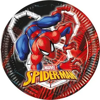 Talíř Talíře papírové EKO - Spiderman (World of web) 20cm/8ks