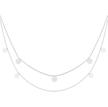 Náhrdelník Sylviene MADISON Silver Stříbrná