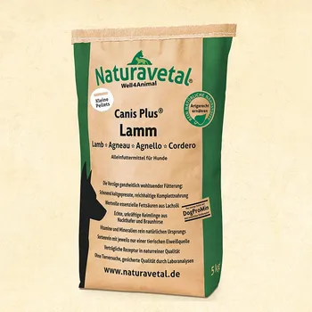 Krmivo pro psa Naturavetal CANIS PLUS jehněčí maso malé granule 1kg