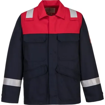 montérky Portwest Nehořlavá Arc Flash Bunda úrovně 1, FR55 Velikost: S red ArcFlash 8,6 cal/cm2