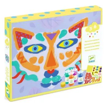 Symetrické malování Zvířata