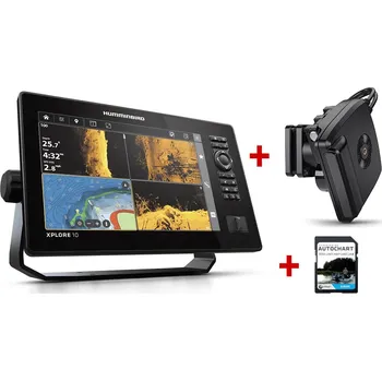 Echolot Zvýhodněný set echolot Humminbird Xplore 10 CMSI+ + sonda Mega Live 2 + karta Autochart - Xplore 10 + Mega Live 2 + karta