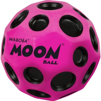 Dřevěná hračka Hyperskákací míček Moon Ball pink